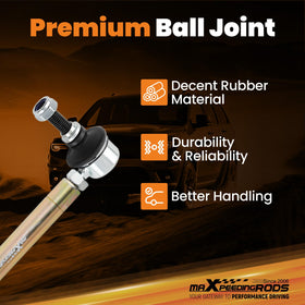 maXpeedingrods ball joint and mounting nut detail showing durable connection