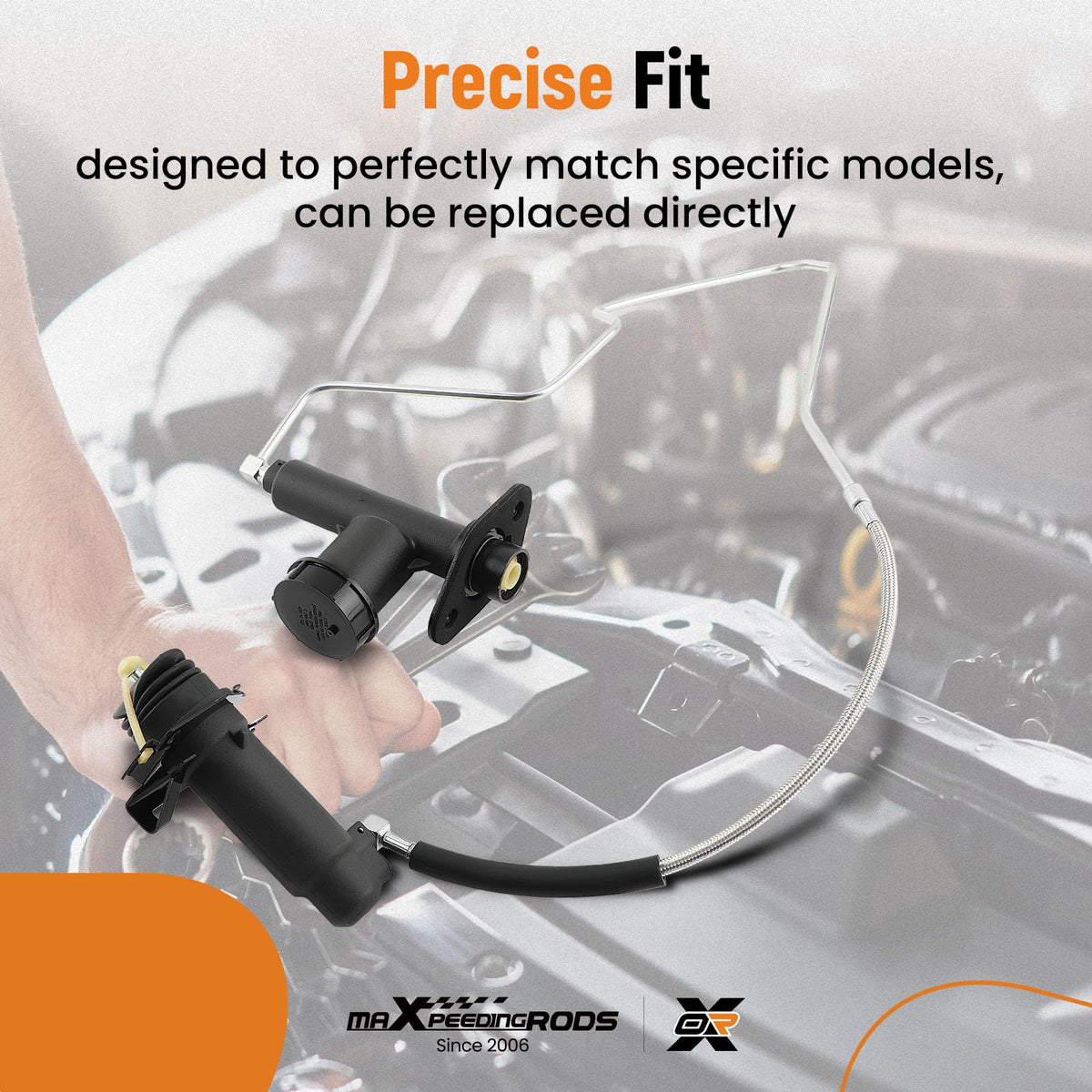 maXpeedingrods mounting points and scale illustrating direct-fit installation