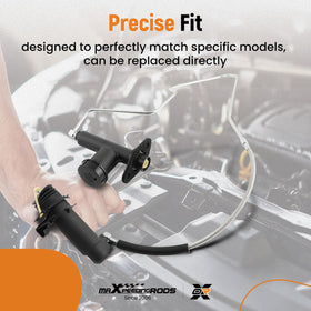 maXpeedingrods mounting points and scale illustrating direct-fit installation
