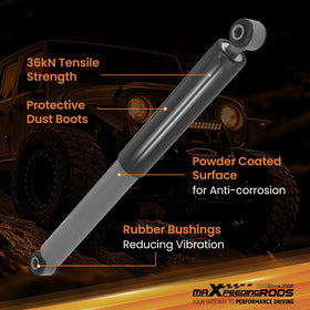 maXpeedingrods chromed piston rod close-up demonstrating durability