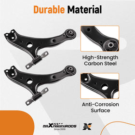 maXpeedingrods control arm close-up showing welds and anti-corrosion coating for long life