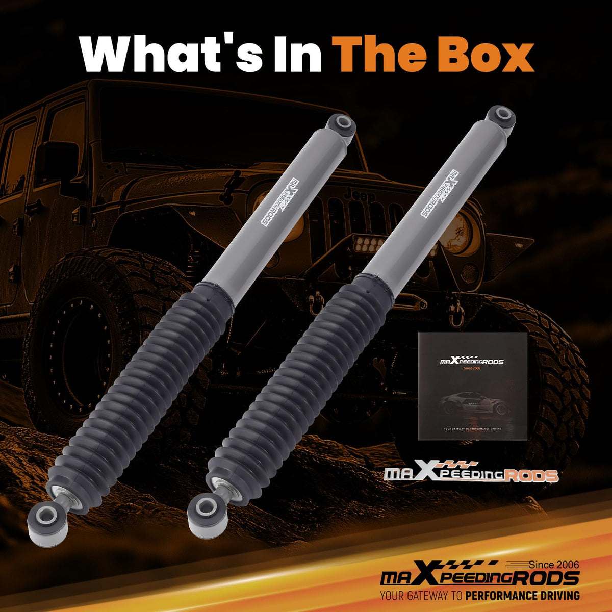 maXpeedingrods finish and label close-up signaling quality components