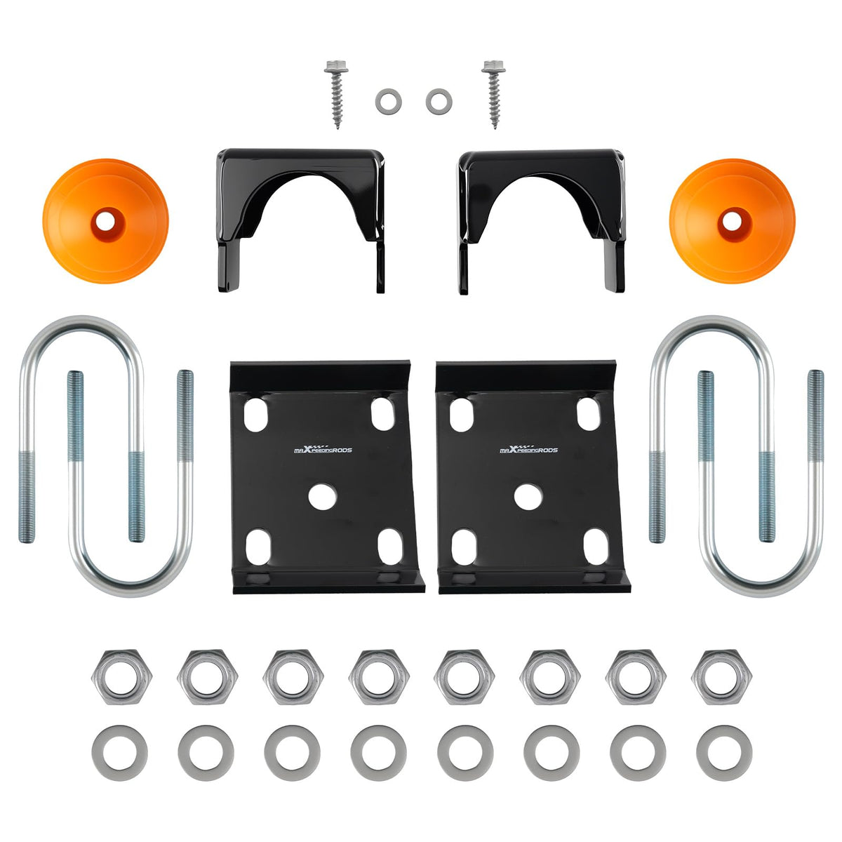 maXpeedingrods kit packaging showing contents and fitment instructions for easy installation