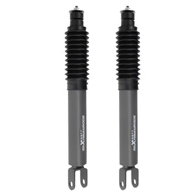 maXpeedingrods full-length front shock showing fit and finish for lifted trucks