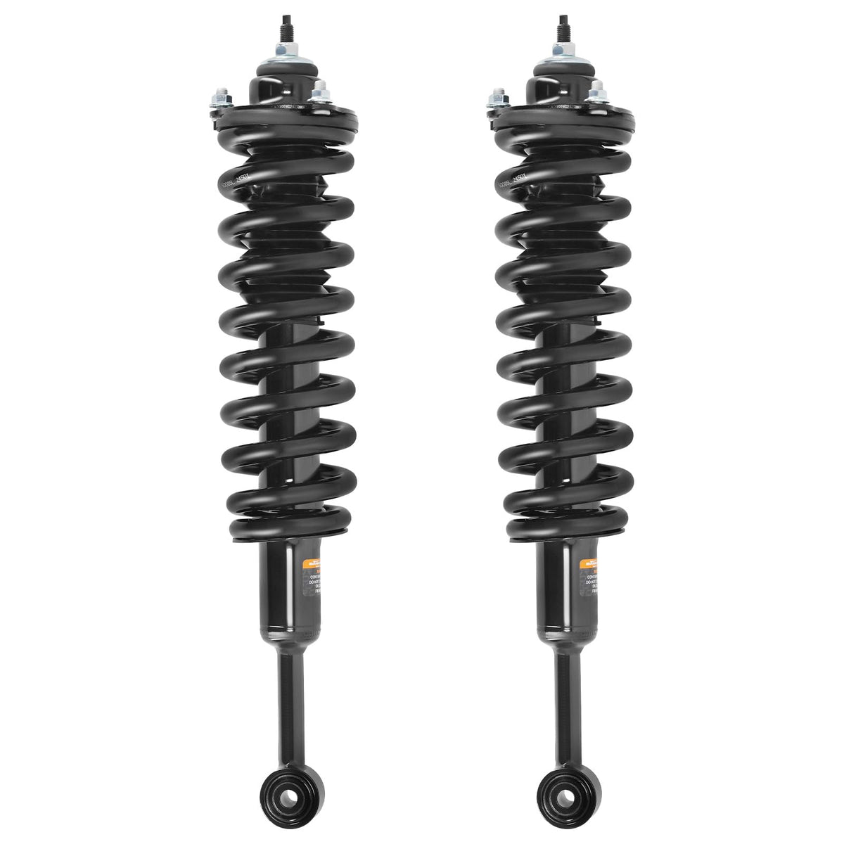 maXpeedingrods front view of struts showing ready-to-install fitment benefit