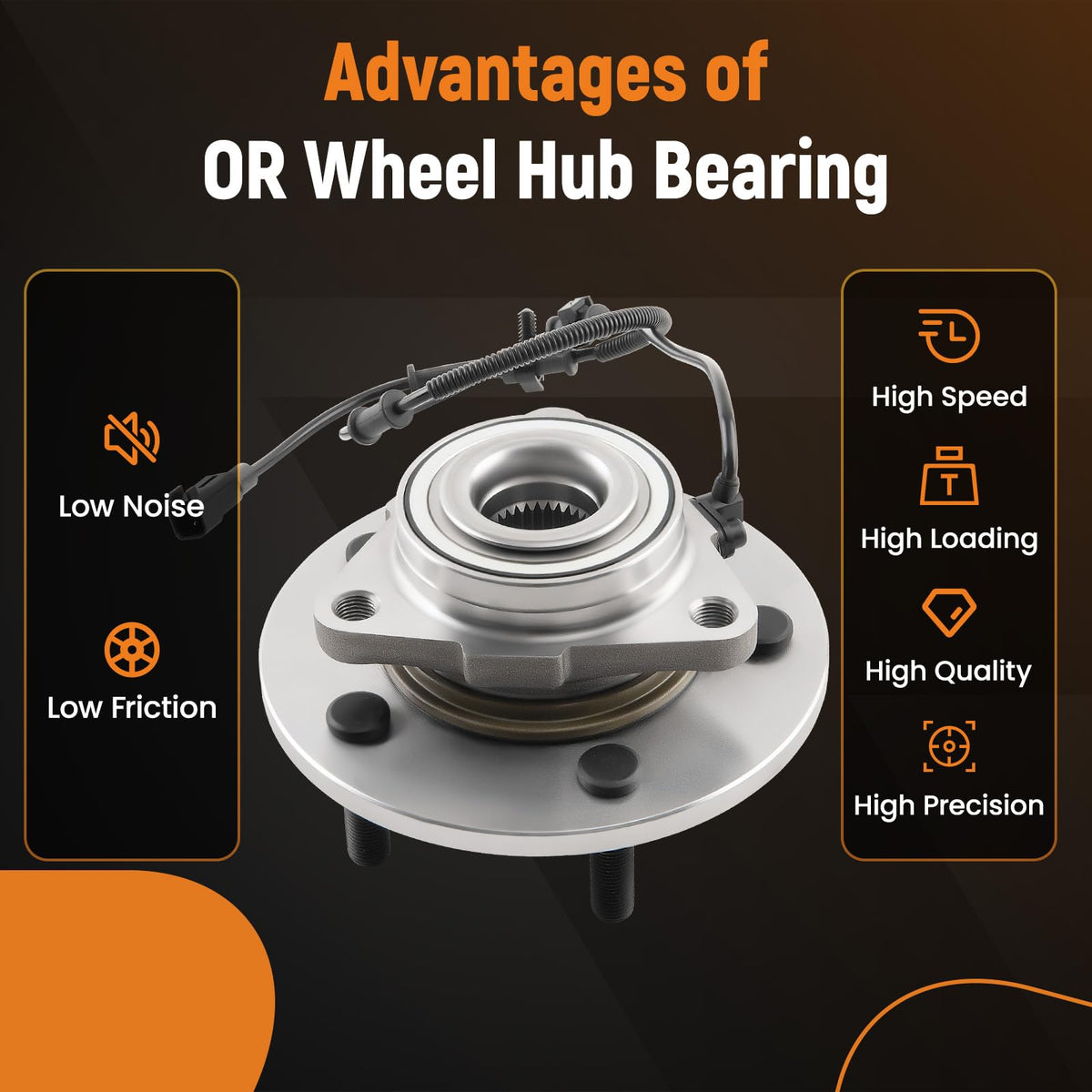 maXpeedingrods hub backside mounting flange showing bolt pattern and strength