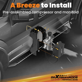 maXpeedingrods installed under seat showing compact space-saving benefit