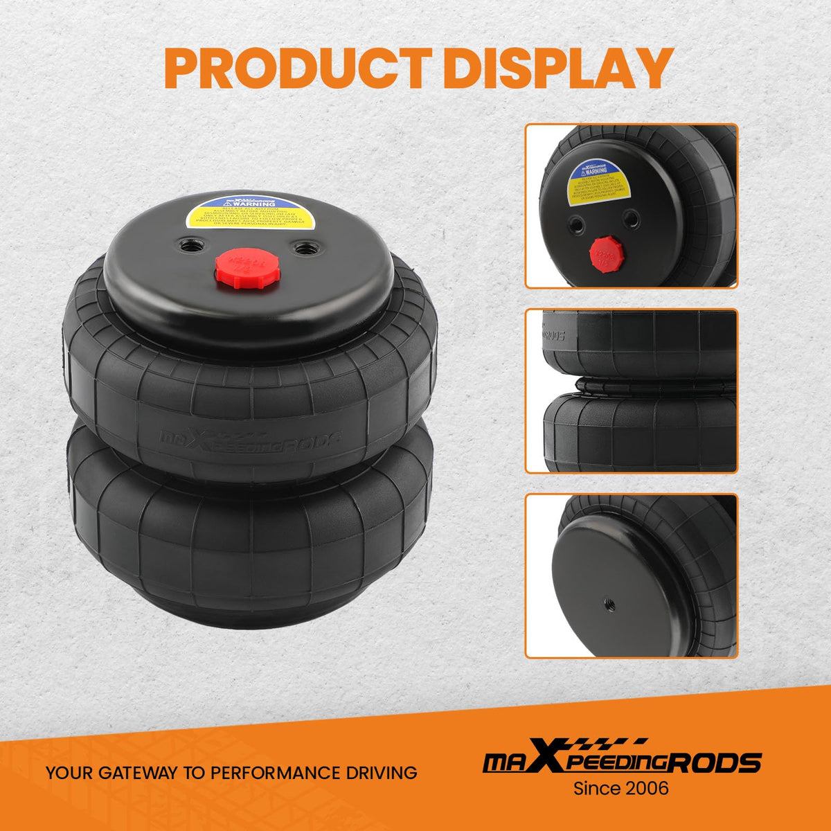 maXpeedingrods installed under truck showing improved ride height and handling