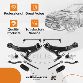 maXpeedingrods installed on a 2008 Camry front suspension to illustrate fit and alignment restoration