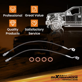 maXpeedingrods length comparison showing extended vs stock, better travel clearance