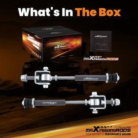 maXpeedingrods on lifted truck demonstrating improved cornering control