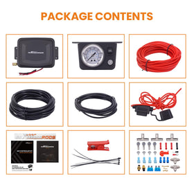 maXpeedingrods packaging and installation hardware organized for straightforward assembly