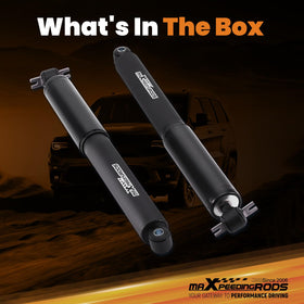 maXpeedingrods packaging and label with model fitment for easy identification