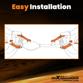 maXpeedingrods powder coat finish detail protecting steel arms from rust and abrasion