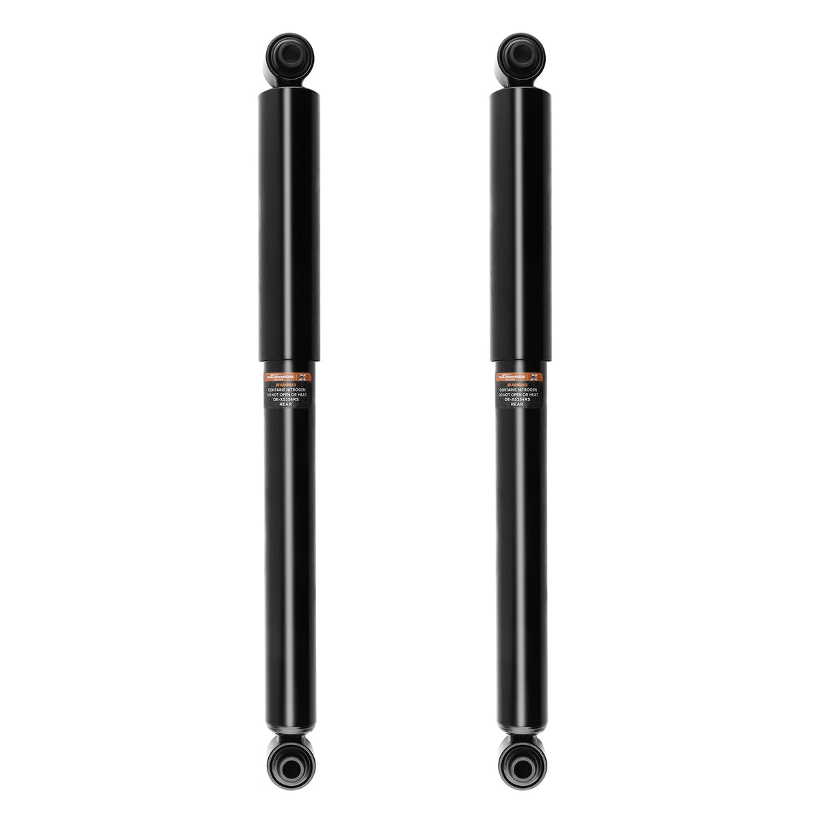 maXpeedingrods rear shock front view showing durable body and mounting points for precise fit