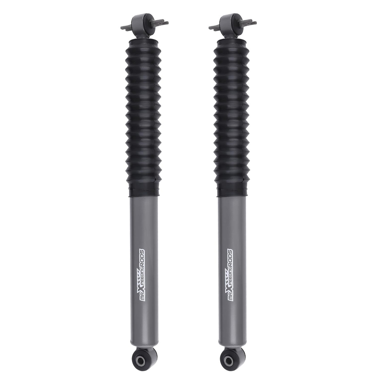 maXpeedingrods rear shock front view showing fitment and improved control