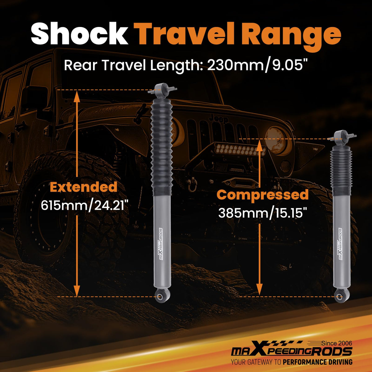 maXpeedingrods natural rubber bushing closeup reducing vibration and noise