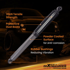 maXpeedingrods 54mm shock body closeup highlighting heat dissipation benefits