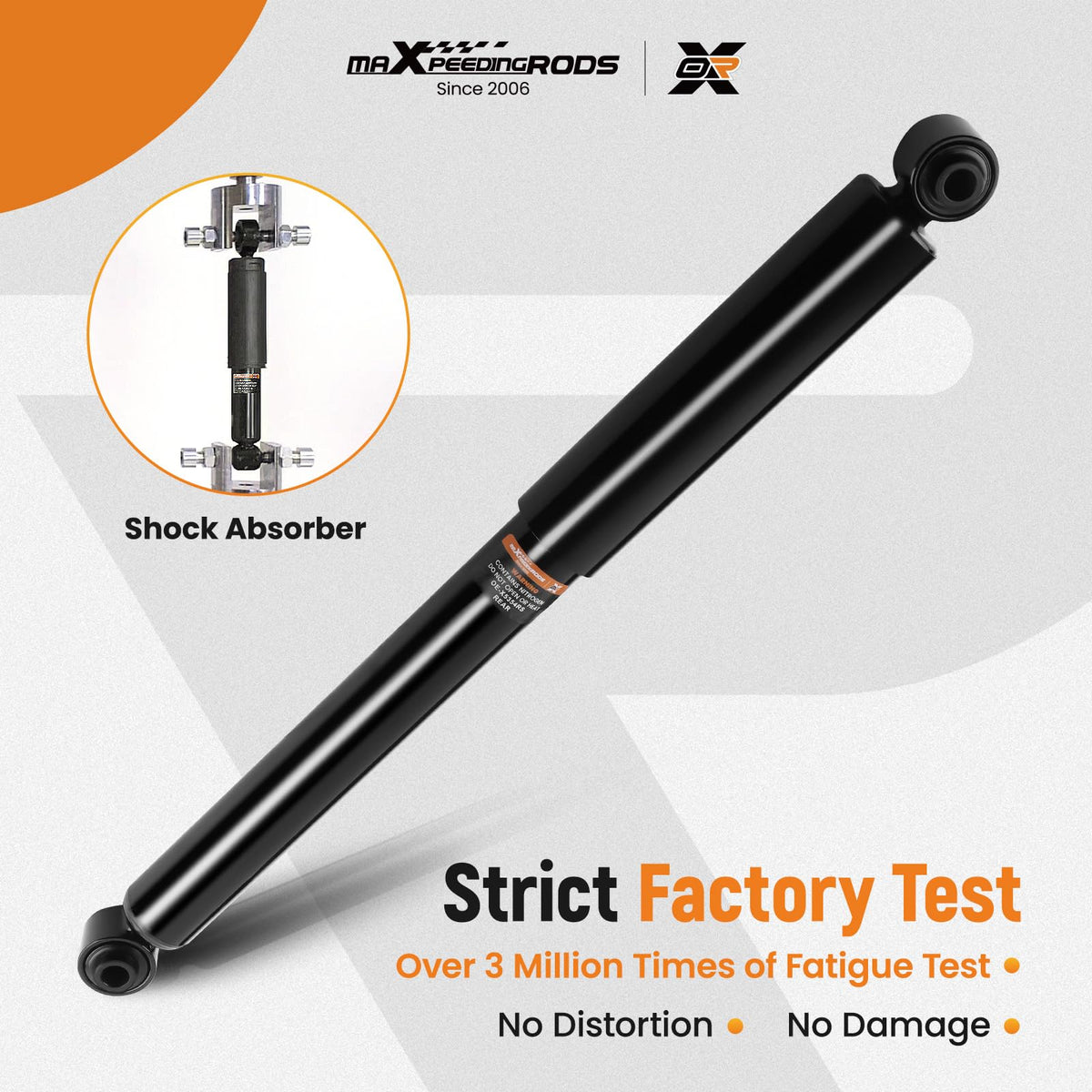 maXpeedingrods shocks installed on Silverado rear axle demonstrating restored rear stability