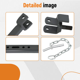 maXpeedingrods side profile on implement demonstrating secure attachment