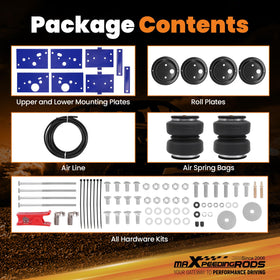 maXpeedingrods size comparison next to a ruler showing compact parts and simple fitment