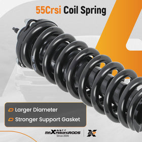 maXpeedingrods strut next to ruler showing accurate OEM-sized dimensions