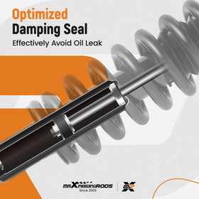 maXpeedingrods side profile of strut showing mounting points for direct swap