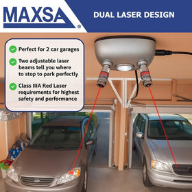 MAXSA mounting hardware and adhesive tape included for simple installation