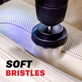 Maxshine 4-inch brush restoring seat surface quickly and evenly