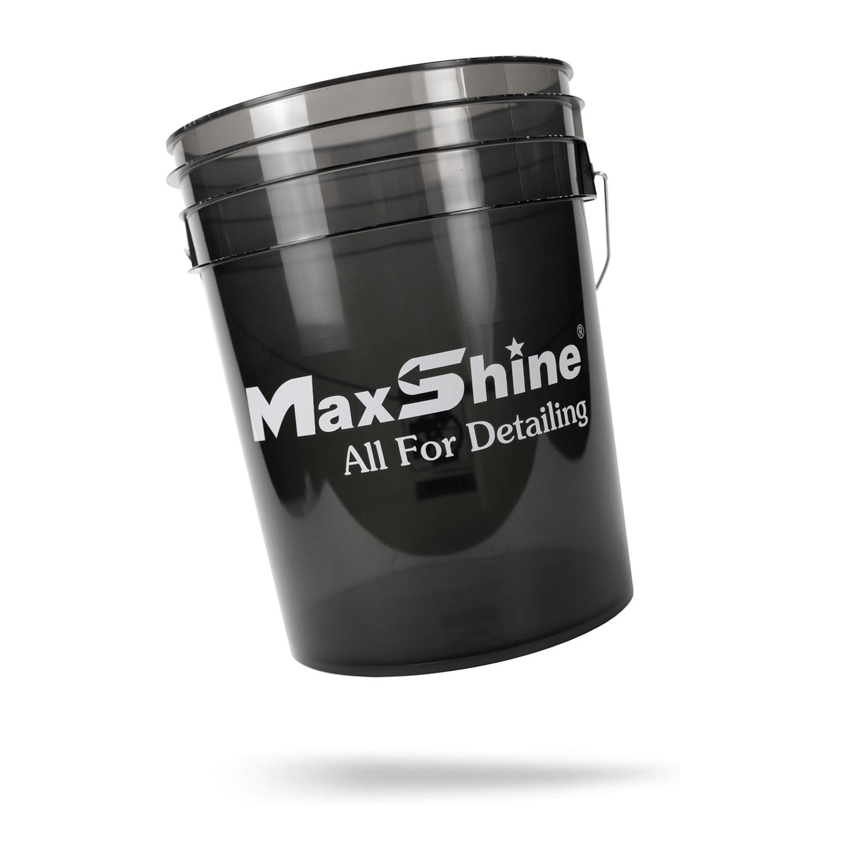 Maxshine front view of bucket showing sturdy build and organization benefit