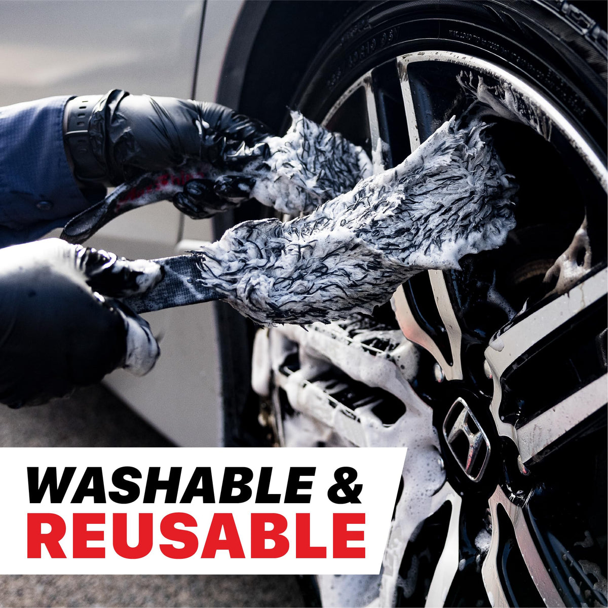 Maxshine belt included in a detailing kit on a driveway for convenience