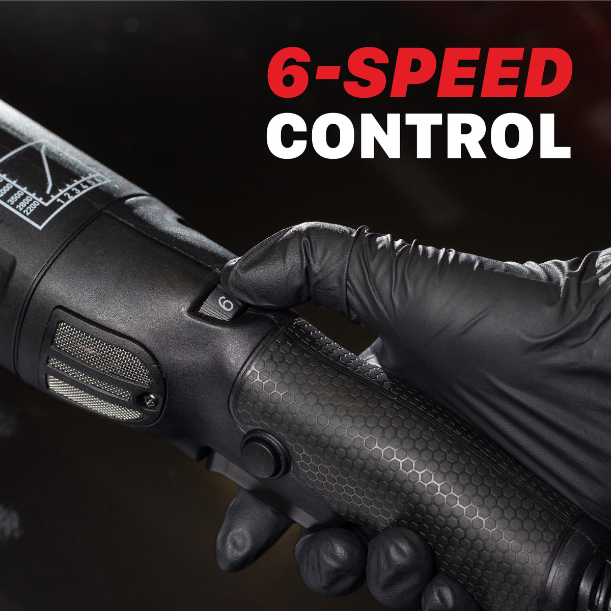 Maxshine M15 Pro grip and handle showcasing low vibration comfort benefit