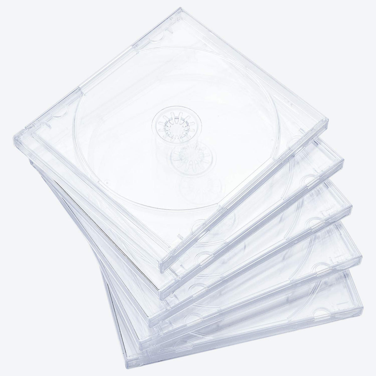 Maxtek front closed clear jewel case showing visible artwork for neat display