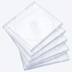 Maxtek front closed clear jewel case showing visible artwork for neat display