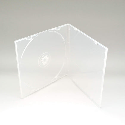 Maxtek slim 5.2mm case front packaging showing clear sleeve and artwork visibility benefit