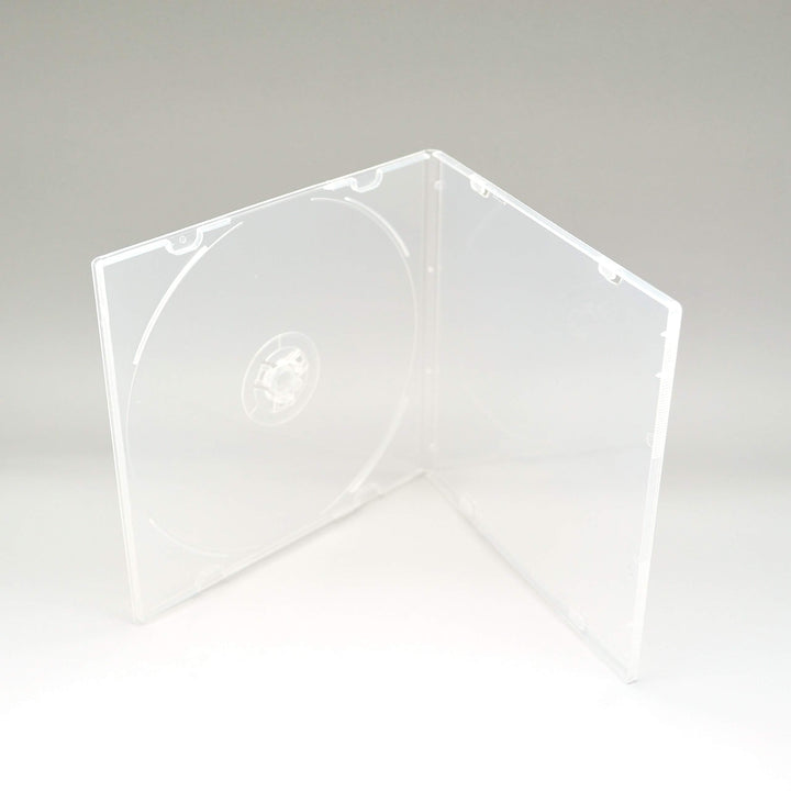 Maxtek slim 5.2mm case front packaging showing clear sleeve and artwork visibility benefit