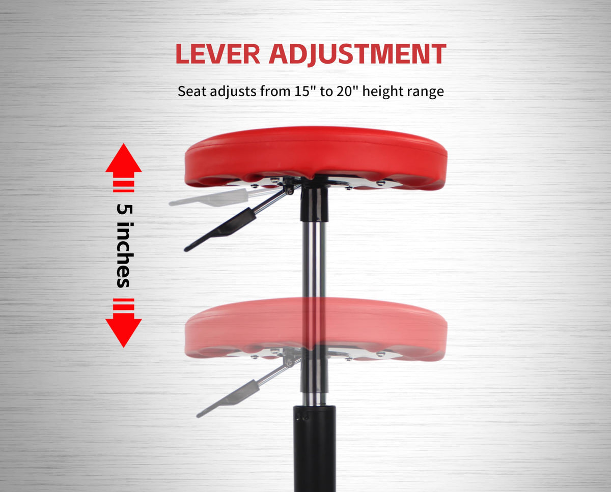 MaxWorks detail of non-marring swivel caster, protects floors and rolls smoothly
