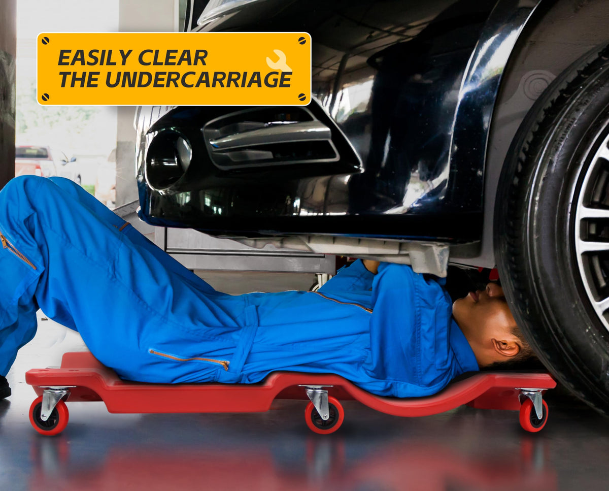 MAXWORKS six swivel casters underside view enabling smooth maneuvering benefit