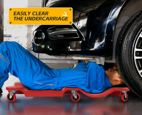 MAXWORKS six swivel casters underside view enabling smooth maneuvering benefit