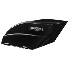 MAXXAIR front view of FANMATE cover showing rain protection and easy fit
