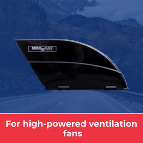 MAXXAIR FANMATE installed on rooftop fan demonstrating continuous airflow