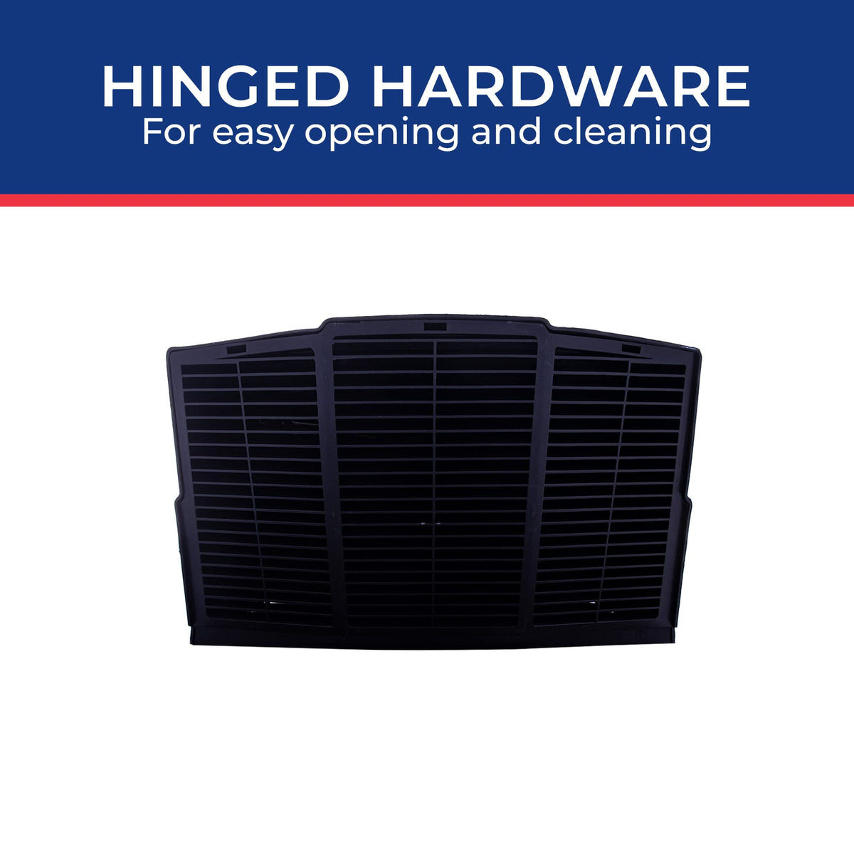 MAXXAIR interior guard detail protecting fan blades and debris intrusion