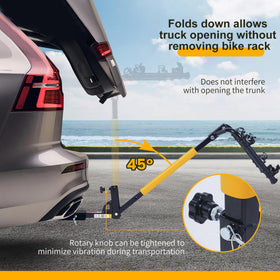 MAXXHAUL rubber cradle detail protecting bicycle frames and minimizing scratches
