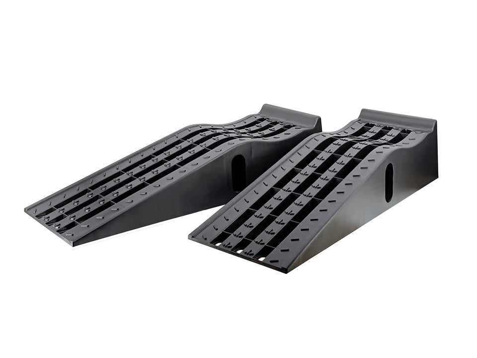 MAXXHAUL front profile showing ramp shape and safe drive-on geometry for easy access