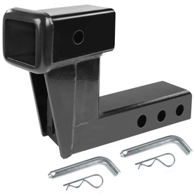 MAXXHAUL riser front profile showing full 6 inch rise and durable finish benefit