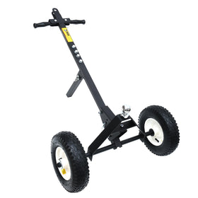 MAXXHAUL 70881 front view showing hitch ball and durable frame for easy trailer movement