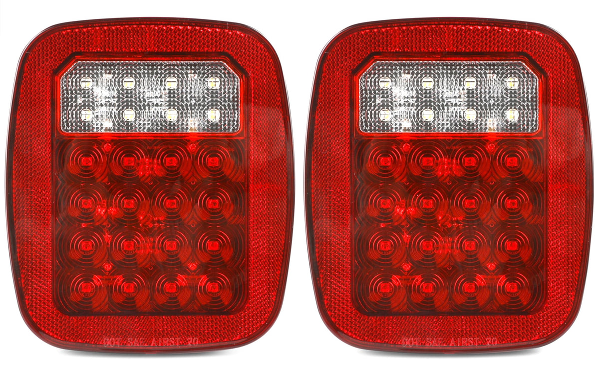 MAXXHAUL 80685 front view showing LEDs and mounting studs for reliable visibility
