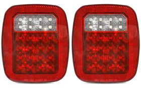 MAXXHAUL 80685 front view showing LEDs and mounting studs for reliable visibility