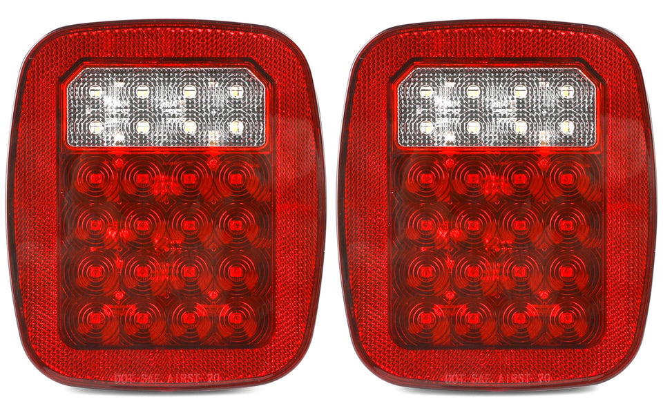 MAXXHAUL 80685 front view showing LEDs and mounting studs for reliable visibility