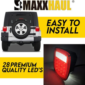MAXXHAUL tail light installed on trailer illustrating bright, legal signaling